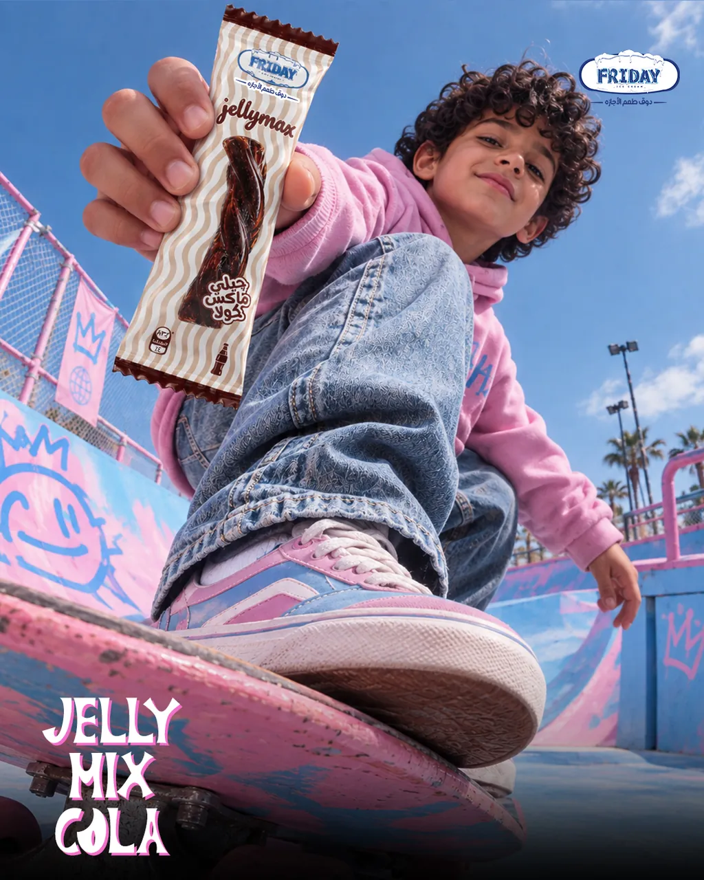 Friday Jelly Mix Cola social post